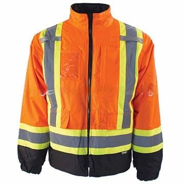 Alti indumenti ciao Vis Waterproof Jacket Working riflettente di visibilità di sicurezza