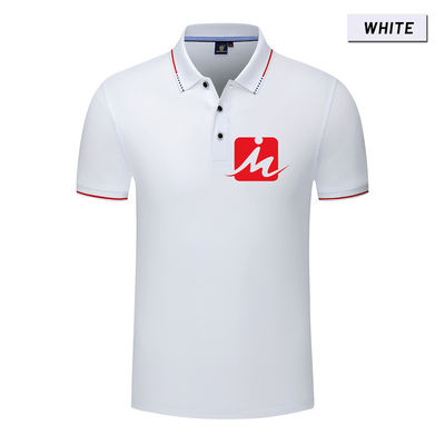 Le magliette casuali del cotone degli uomini dell'OEM hanno tricottato il golf respirabile Polo Shirts