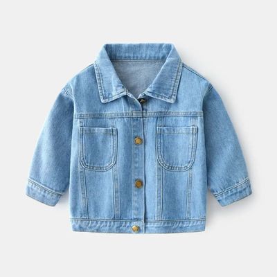 rivestimento all'ingrosso della molla del reclye e del denim dei ragazzi casuali di autunno per i bambini