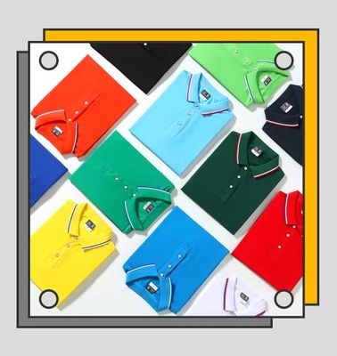 Polo Quick Dry Collared Shirts 100% degli uomini delle camice di cotone del poliestere
