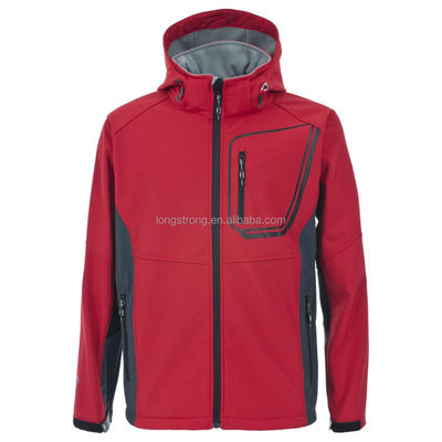 Rivestimento incappucciato di Softshell del ragazzo dell'indumento del rivestimento dei BAMBINI respirabili all'aperto del poliestere