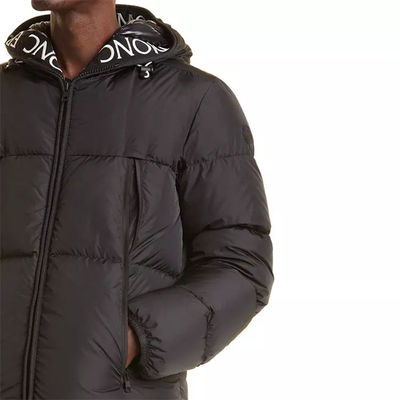 Duck Down Jacket Thick Warm bianco leggero giù il rivestimento incappucciato