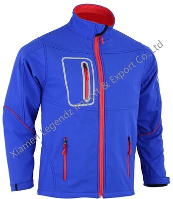 Rivestimento incappucciato caldo di Softshell della multi chiusura lampo della tasca degli uomini impermeabili all'aperto del rivestimento di Espandex