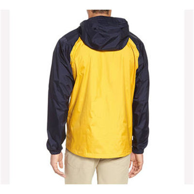 Rivestimenti impermeabili su misura Autumn Hooded Pullover Windbreaker della giacca a vento
