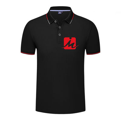 Le magliette casuali del cotone degli uomini dell'OEM hanno tricottato il golf respirabile Polo Shirts