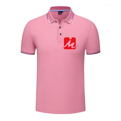Le magliette casuali del cotone degli uomini dell'OEM hanno tricottato il golf respirabile Polo Shirts