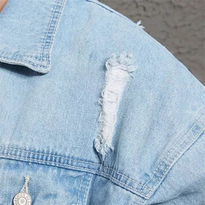 Rivestimento di guida casuale di Streetwear dei rivestimenti del denim del ricamo del cotone del poliestere