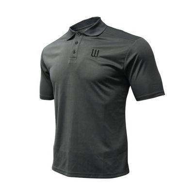 Polo Shirts respirabile spesso 240 GSM ha ricamato il piquè 100% del rayon Polo Shirt Soft