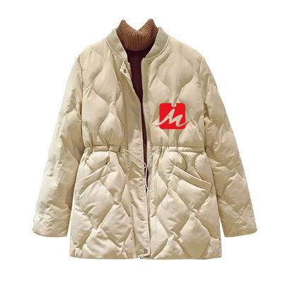 Poliestere Duck Down Quilted Jackets Outerwear di nylon del rivestimento riempito soffiatore di inverno