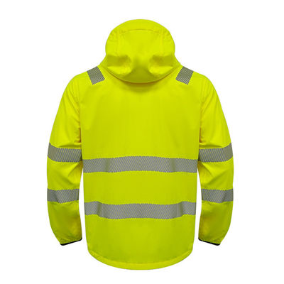 Alti abiti da lavoro impermeabili di Vis Uniform Reflective Work Jacket degli indumenti di visibilità ciao