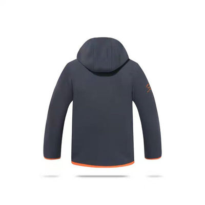 Chiusura lampo polare 100% del rivestimento del poliestere del vello dei bambini respirabili impermeabili su ordinazione dei rivestimenti su