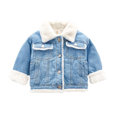 Il bambino delle ragazze del ricamo del denim dei rivestimenti dei ragazzi su ordinazione dell'OEM Outwear il rivestimento