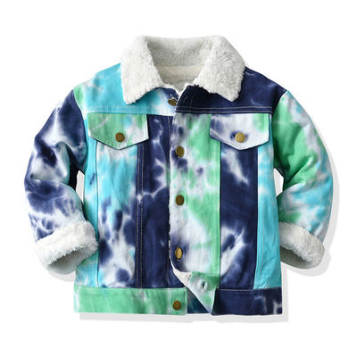Il bambino delle ragazze del ricamo del denim dei rivestimenti dei ragazzi su ordinazione dell'OEM Outwear il rivestimento