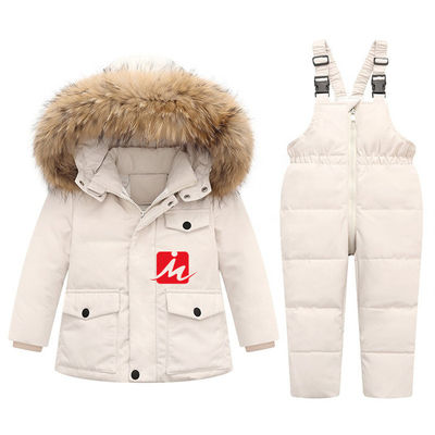 Tuta bianca degli in generale di Duck Down Coat Outerwear Children del piumino leggero del poliestere