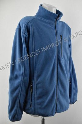Rivestimento caldo del vello del rivestimento degli uomini antivento della multi chiusura lampo casuale all'aperto della tasca