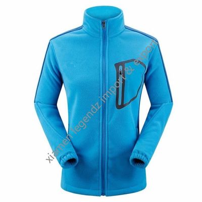Il rivestimento classico dell'inverno di sport di Mountainnering per le donne zippa sul rivestimento spesso del vello del poliestere