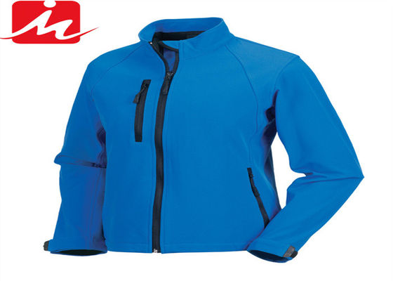 Rivestimento di Softshell del poliestere dell'elastam dell'idrorepellente di inverno degli uomini respirabili del rivestimento