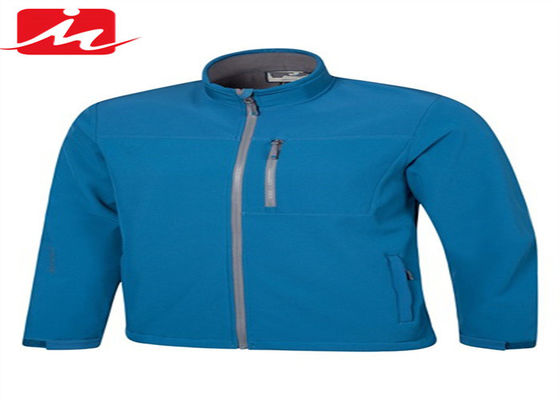 Rivestimento di Softshell del poliestere dell'elastam dell'idrorepellente di inverno degli uomini respirabili del rivestimento