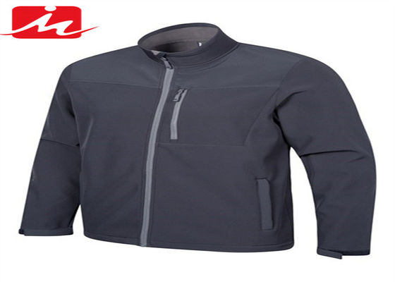 Rivestimento di Softshell del poliestere dell'elastam dell'idrorepellente di inverno degli uomini respirabili del rivestimento