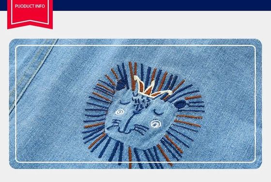 rivestimento all'ingrosso della molla del reclye e del denim dei ragazzi casuali di autunno per i bambini
