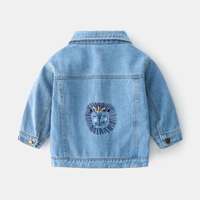 rivestimento all'ingrosso della molla del reclye e del denim dei ragazzi casuali di autunno per i bambini