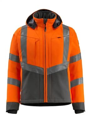 Rivestimenti impermeabili di colori di colori fluorescenti del rivestimento del softshell degli uomini dei rivestimenti del softshell riflettente degli abiti da lavoro