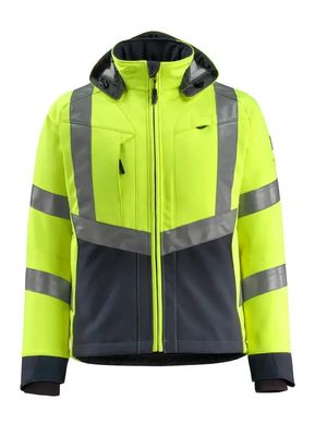 Rivestimenti impermeabili di colori di colori fluorescenti del rivestimento del softshell degli uomini dei rivestimenti del softshell riflettente degli abiti da lavoro