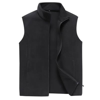 Gilet da uomo in pile traspirante Rpet Polar Fleece per sport all'aria aperta