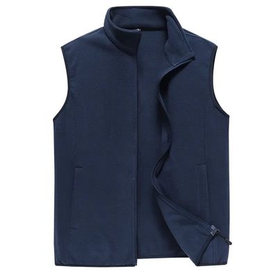 Gilet da uomo in pile traspirante Rpet Polar Fleece per sport all'aria aperta