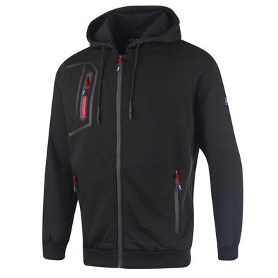 Zip tramite il rivestimento esile di Softshell del Cinch del rivestimento sudato vello legato