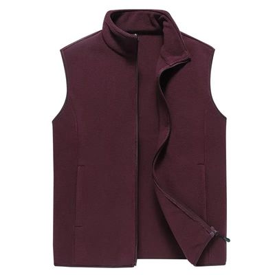 Gilet da uomo in pile traspirante Rpet Polar Fleece per sport all'aria aperta